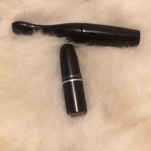 SOLD!!! M•A•C MAC MINI RUBY WOO & BLACK MASCARA